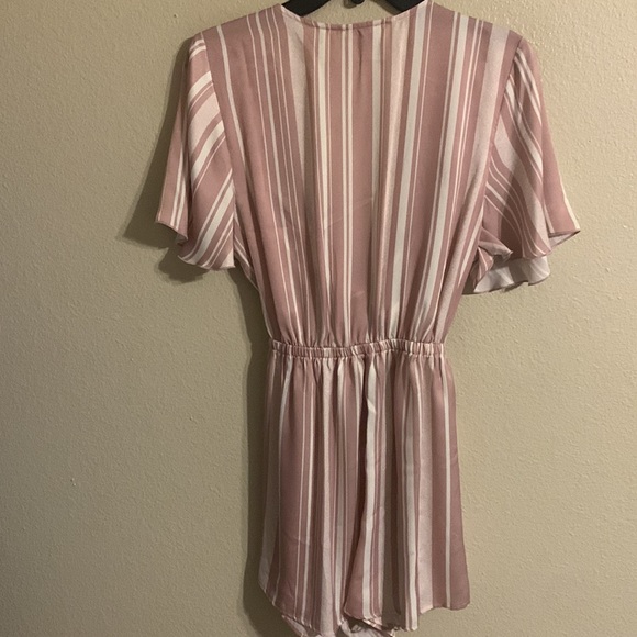 Show Me Your Mumu Gia mauve stripe romper XL - Picture 5 of 5
